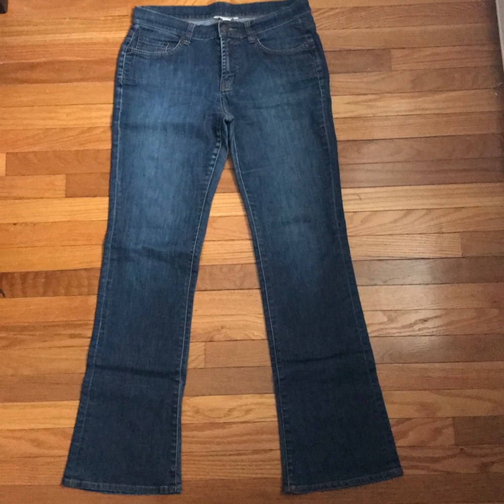 Garnet Hill Straight Leg Blue Jeans sz 6 5 pocket